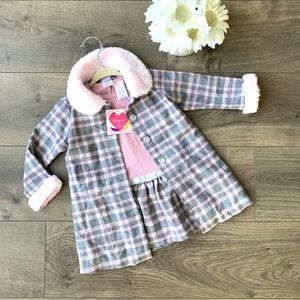 {NWT} Baby Girls Outfit Set - Dress & Jacket (24M)